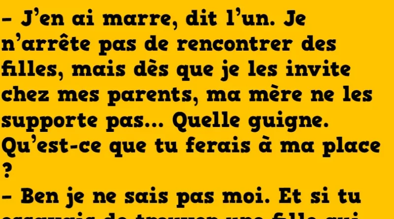 blague l'intuition de belle maman