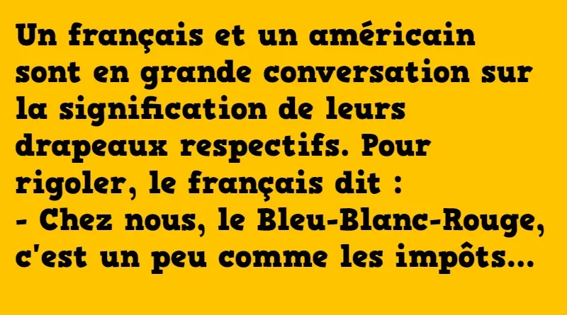 blagues la signification des drapeaux