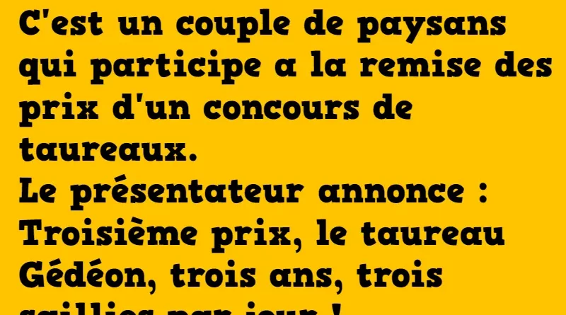 blague couple de paysan