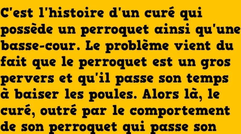 blague un chauve à l'église