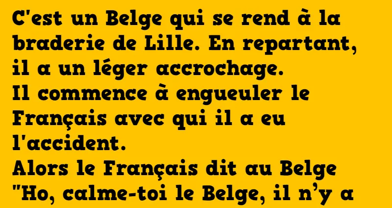 Blague la braderie de lille