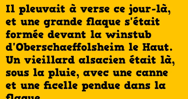 Blague le touriste parisien et le pêcheur alsacien