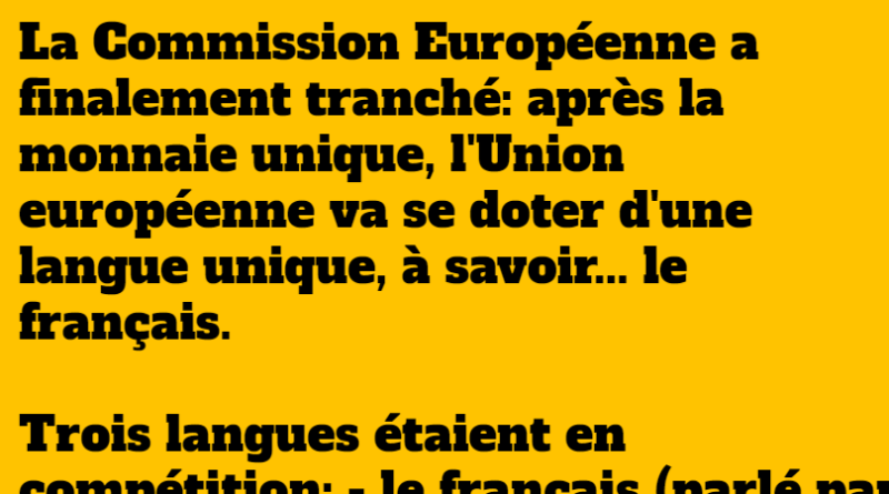 blague la commission européenne