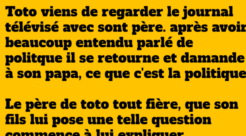 blague toto et le journal télévisé