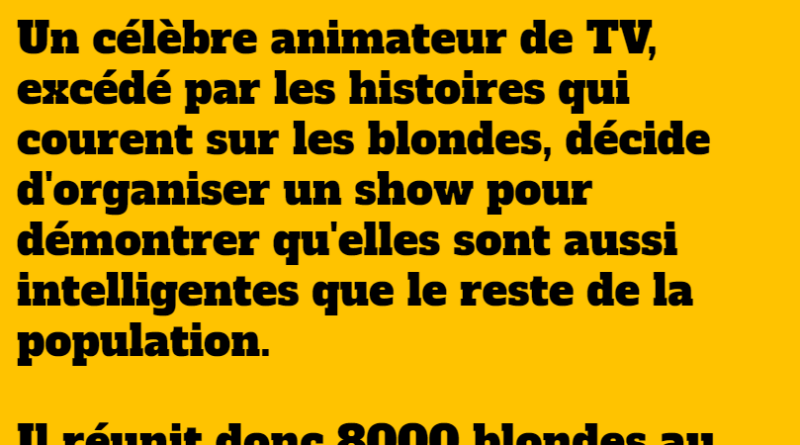 blague une tentative qui vire à la catastrophe