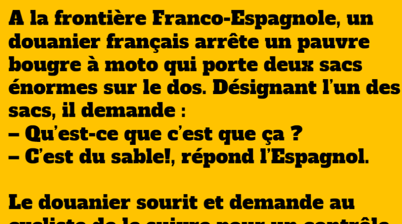 blaguea la frontiere franco espagnole