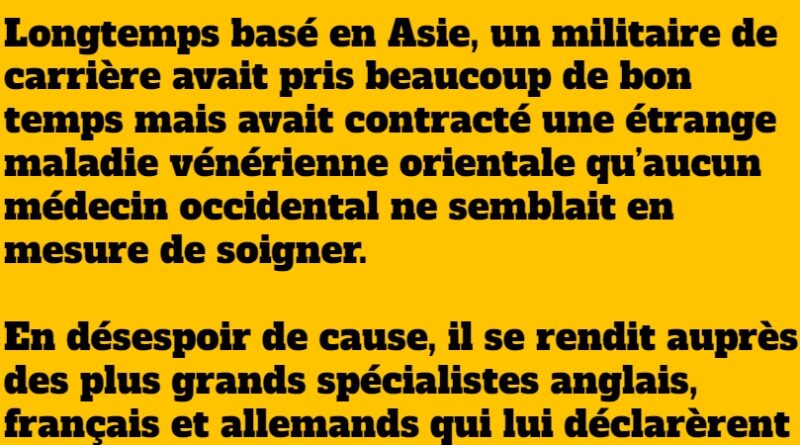 blague medecine chinoise