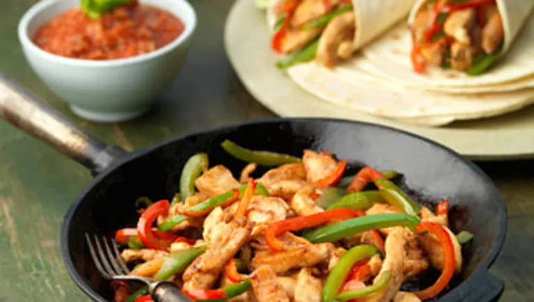 Fajitas au poulet