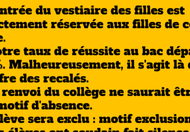 blague bêtisiers des professeurs