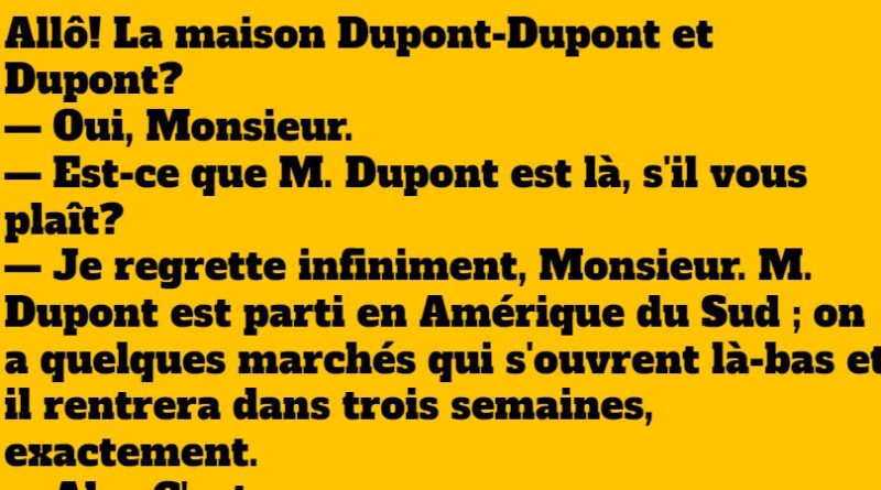 blague dupont dupont