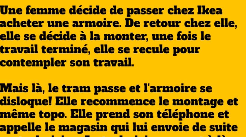 blague le passage du tram