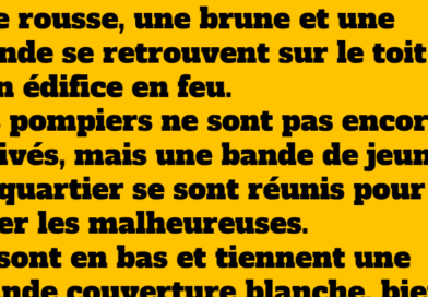 blague L'édifice en feu