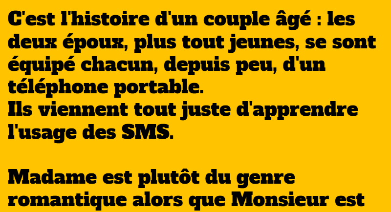 blague le premier sms de mamie