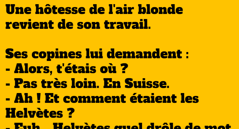 blague une blonde et les pyramides