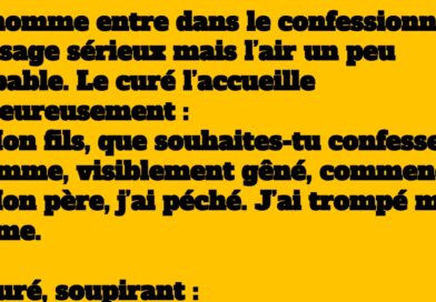 blague confession fidèle