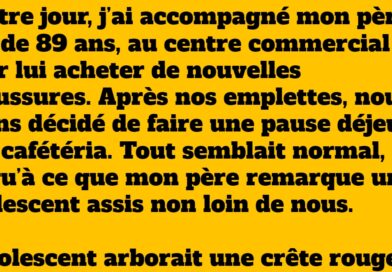 blague l'homme âgé et le punk