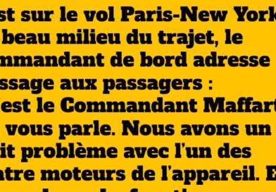 L’avion qui perdait ses moteurs : l’anecdote surprenante du vol Paris-New York