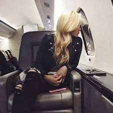 blonde en avion blague 