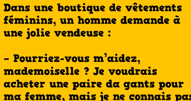 Blague ah les hommes