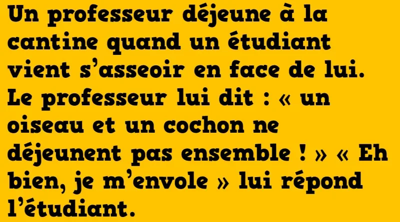 blague l'esprit de répartie