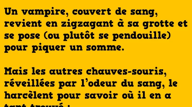 blague un vampire couvert de sang (1)