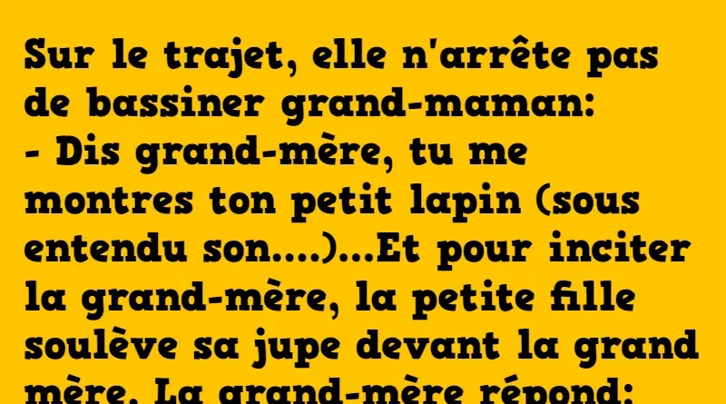 blague une histoire de lapin