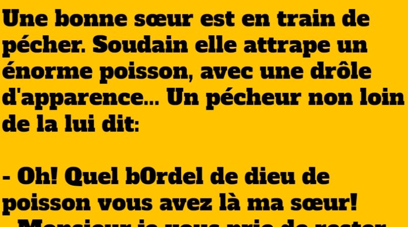 blague drôle de poisson