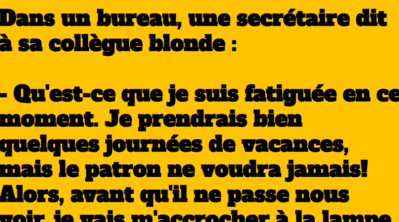 blague incapacité temporaire de travail