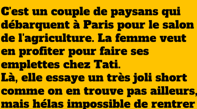 blague Chez Tati