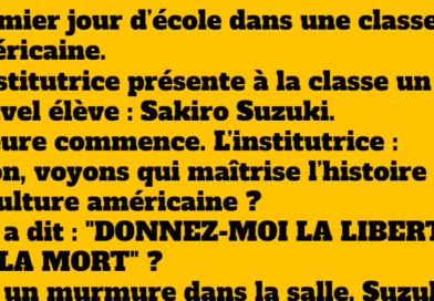 blague Une rentrée politique dans une école primaire !