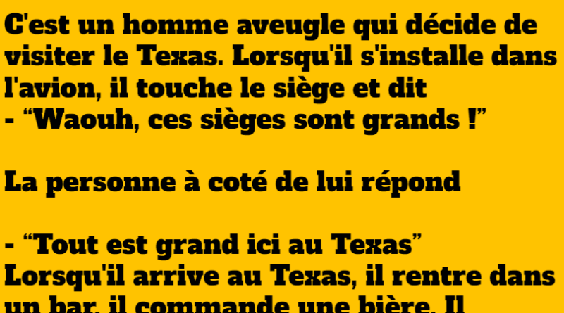 blague belge au texas