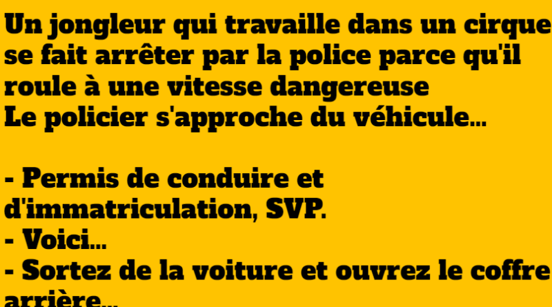 blague controle de policer