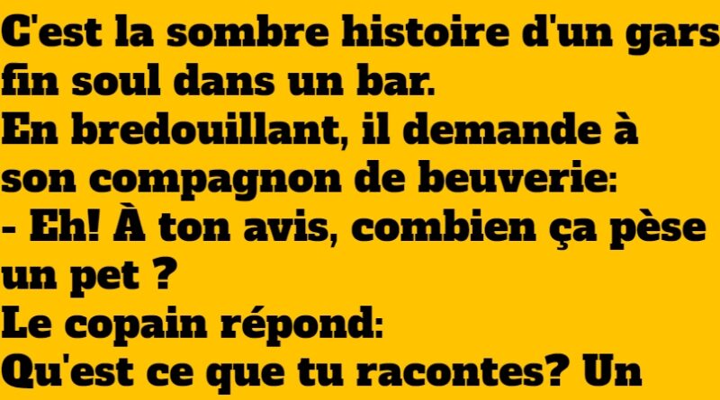 blague dans un bar