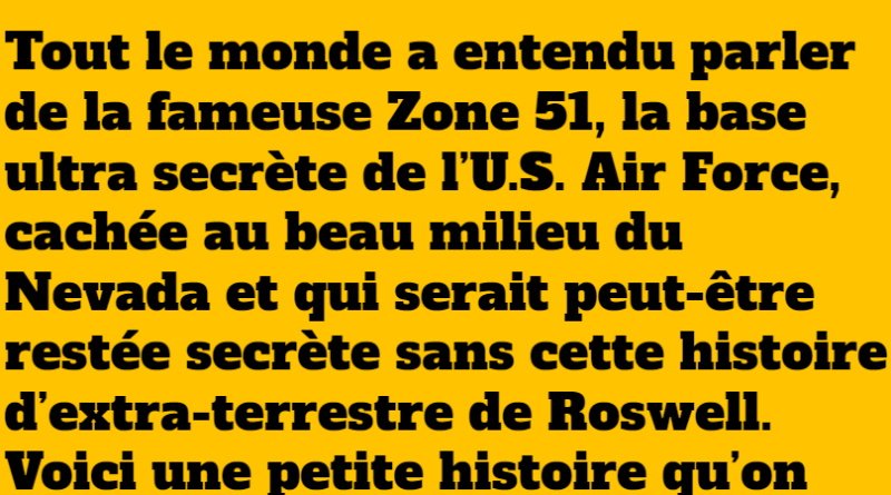 blague mystérieuse disparition zone 51