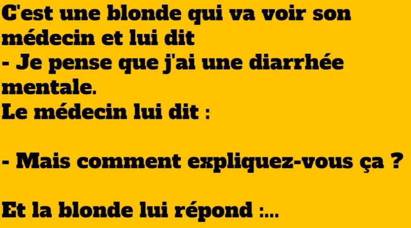 blague blonde