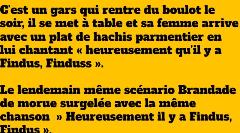 blague findus