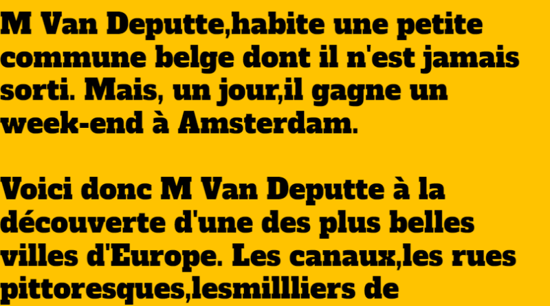 blague m. van deputte