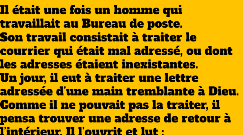 blague noel à la poste