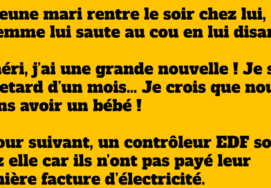 blague un contrôleur edf sonne chez une femme