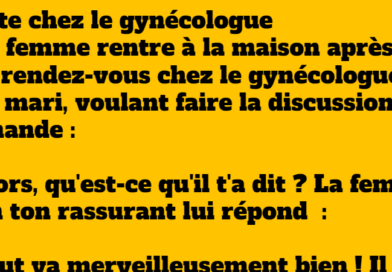 blague visite chez le gynéco