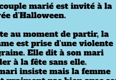 Un couple marié est invité à la soirée d’Halloween.