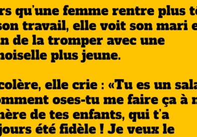 Il trompe sa femme et lui avance une excuse hilarante