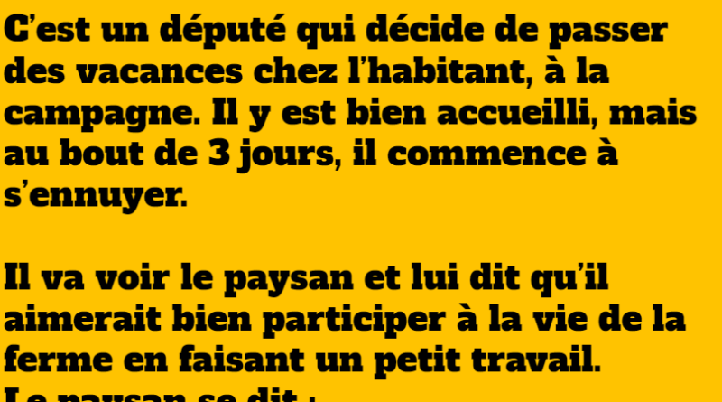 blague le député