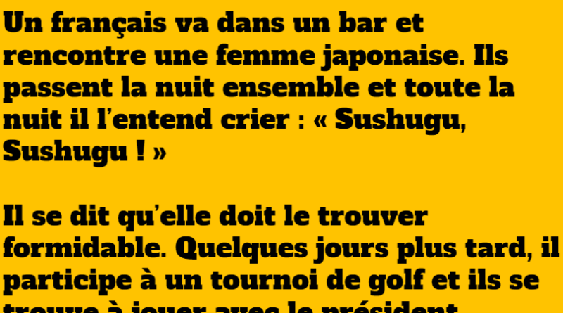 blague sushugu