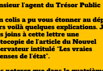 blague trésor public