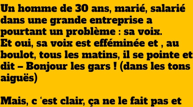 blague un homme de 30 ans