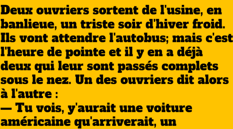 blague voiture américaine