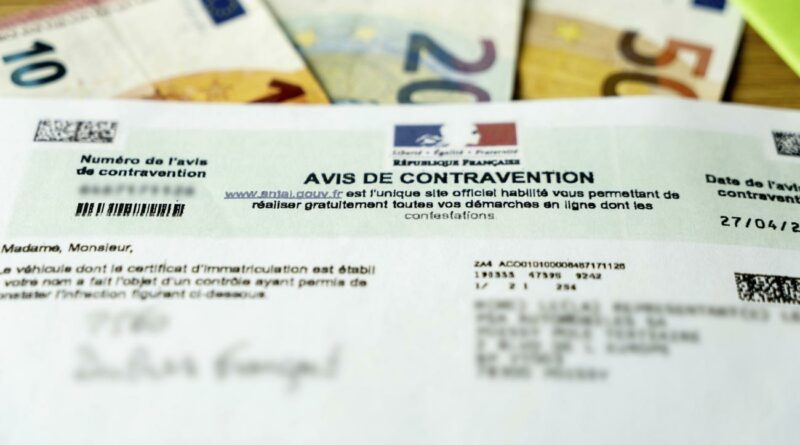 avis de contravention