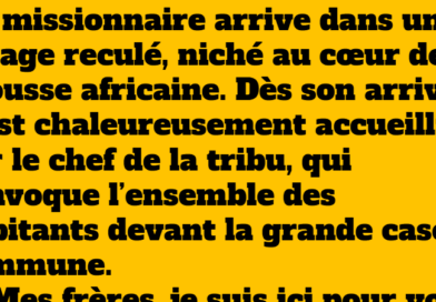 blague l'histoire d'un missionnaire