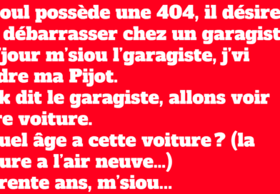 Blague La Peugeot 404 d'Abdoul